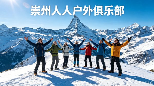 蕞惠耍崇州户外俱乐部、崇州本地人自己的户外社群，AI轻松发活动、周末徒步结伴出行！